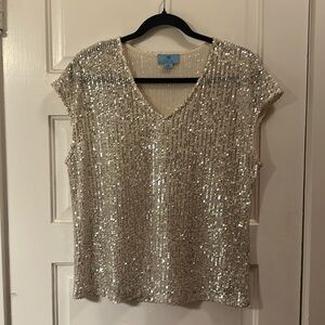 Cece sequins tshirt size small